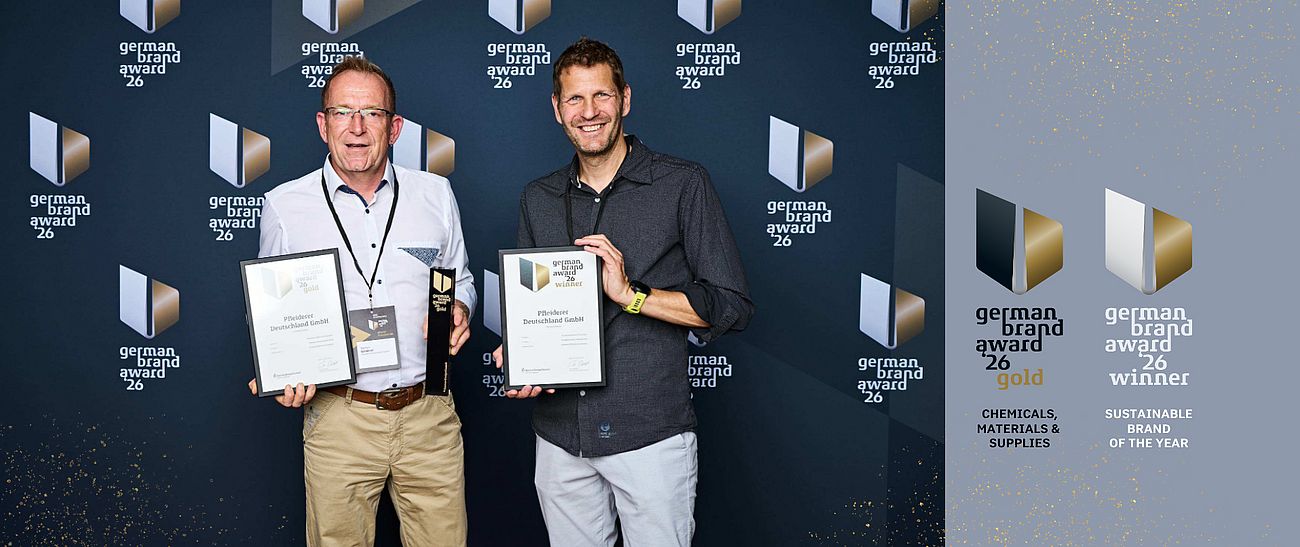 German Brand Award 2026 for Pfleiderer